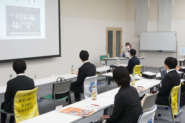 荒木組 会社説明会の様子