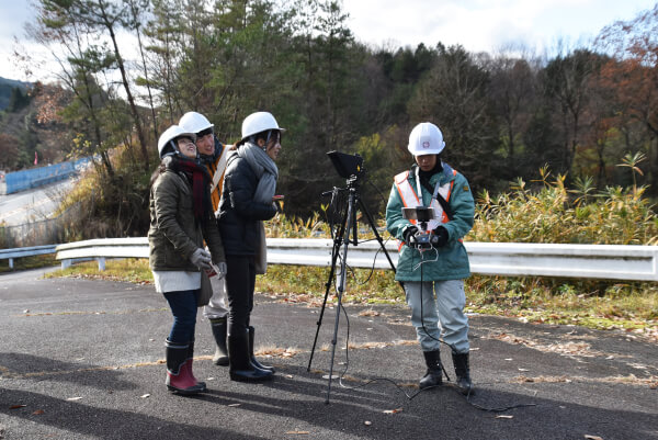 岡山大学・岡山大学大学院　現場見学会の様子