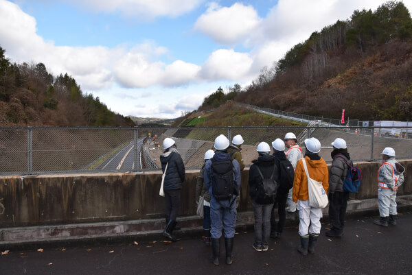 岡山大学・岡山大学大学院　現場見学会の様子